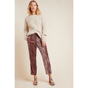Anthropologie Josephine Velvet Tapered Trouser